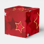 Retro Star Muster Geschenkschachtel (Rückseite)