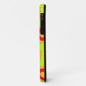 Retro Star Red Orange Lime Green Case-Mate iPhone Hülle (Hinten/Links)