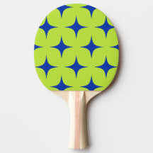 Retro Starburst Cyber Electric Blau und Acid Lime