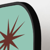 Retro Starburst Pickleball Star Paddle (Linke Seite)