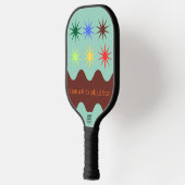 Retro Starburst Pickleball Star Paddle (Links)