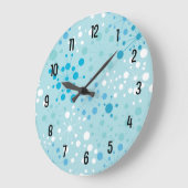 Retro Starburst Wall Clock Große Wanduhr (Winkel)