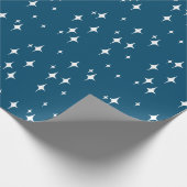 Retro Stardust Sternexplosion Stars Neujahr Geschenkpapier (Ecke)