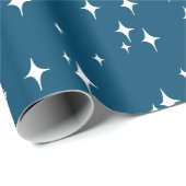 Retro Stardust Sternexplosion Stars Neujahr Geschenkpapier (Rolleneckpunkt)