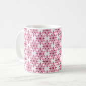 Retro Starlight Tasse, Magenta Kaffeetasse (Vorderseite Links)