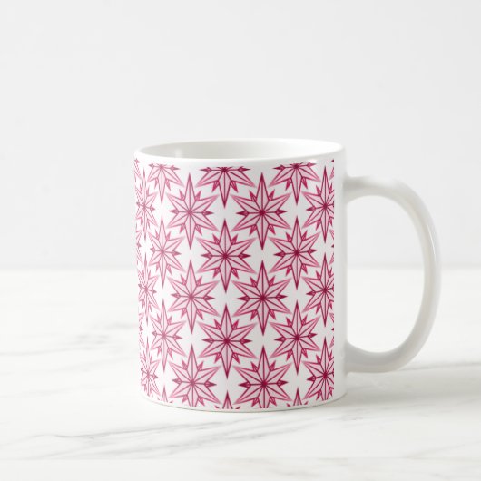 Retro Starlight Tasse, Magenta Kaffeetasse (Rechts)