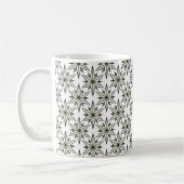 Retro Starlight Tasse, Schwarzweiß Kaffeetasse (Links)