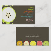 Retro Starobst Design-Visitenkarten Visitenkarte (Vorne/Hinten)