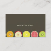 Retro Starobst Design-Visitenkarten Visitenkarte (Rückseite)