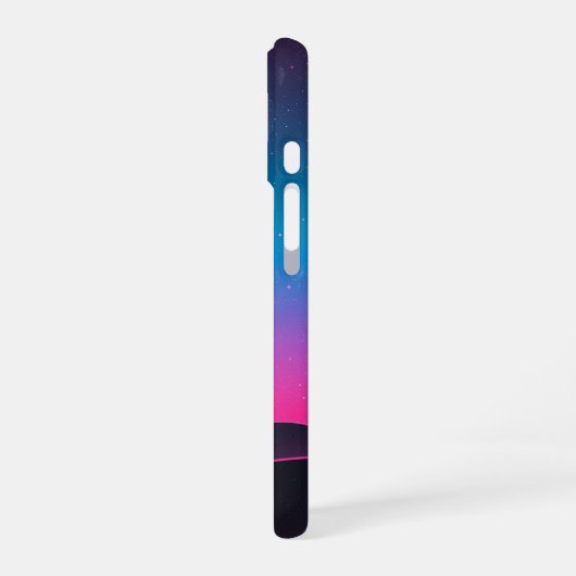 Retro Starry Hills iPhone 16 Hülle (Linke Seite)