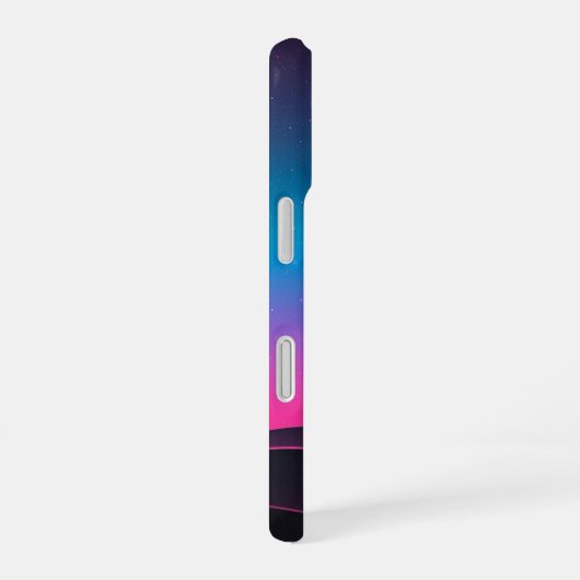 Retro Starry Hills iPhone 16 Hülle (Rechte Seite)