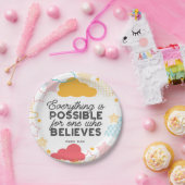 Retro Starry Sky Art Muster mit Bible Verse Pappteller (Party)