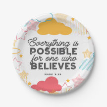 Retro Starry Sky Art Muster mit Bible Verse