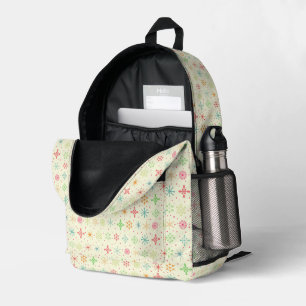 Retro-Stars-Backpack #3 Bedruckter Rucksack
