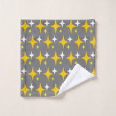 Retro-Stars Badhandtuch Set (Waschlappen)