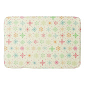 Retro Stars Bath Mat Badematte (Vorderseite)