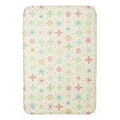 Retro Stars Bath Mat Badematte (Vorderseite Vertikal)