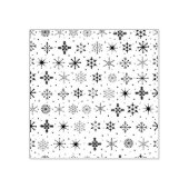 Retro-Stars-Briefmarke Gummistempel (Prägung)