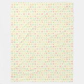 Retro Stars Fleece Blanket (Vorderseite)