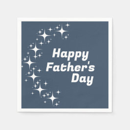 Retro Stars "Happy Vatertag" Serviette