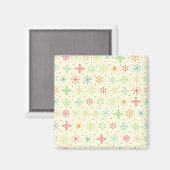 Retro Stars Magnet (Vorderseite/Rückseite)