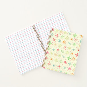 Retro-Stars-Notebook Notizblock
