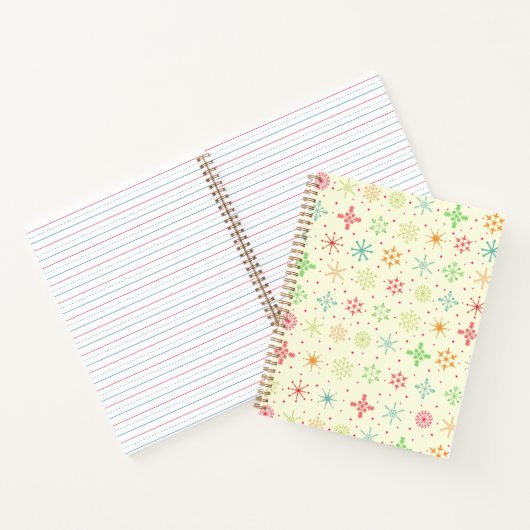 Retro-Stars-Notebook Notizblock (Innenseite)