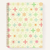 Retro-Stars-Notebook Notizblock (Vorderseite)