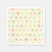 Retro Stars Paper Napkins Serviette (Vorderseite)