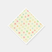 Retro Stars Paper Napkins Serviette (Ecke)