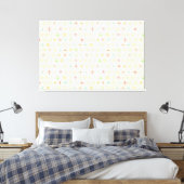 Retro Stars Poster Leinwanddruck (Insitu (Schlafzimmer))