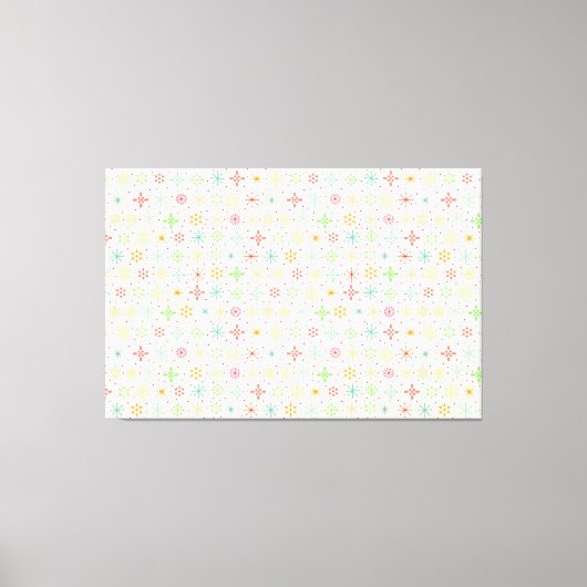 Retro Stars Poster Leinwanddruck (Vorderseite)