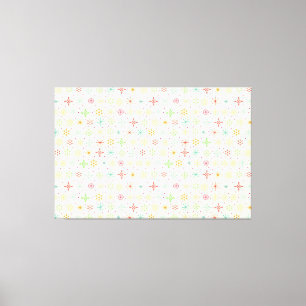 Retro Stars Poster Leinwanddruck