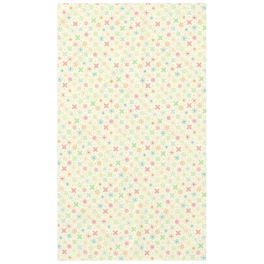 Retro Stars Tableclout Tischdecke (Vorderseite)