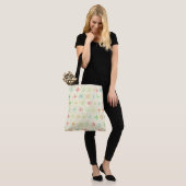 Retro Stars Tote Bag Tasche (Am Model)