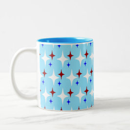 Retro-Stars Zweifarbige Tasse