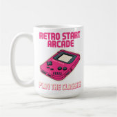 Retro Start Arcade Kaffeetasse (Links)