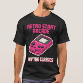 Retro Start Arcade T-Shirt (Vorderseite)