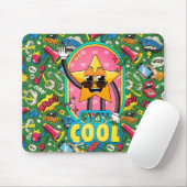 Retro Stay Cool Star Pop Art Mouse Pad Mousepad (Mit Mouse)