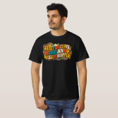 Retro Stay Positive T-Shirt (Vorne ganz)