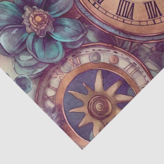 Retro Steampunk Seidenpapier (Ausschnitt)