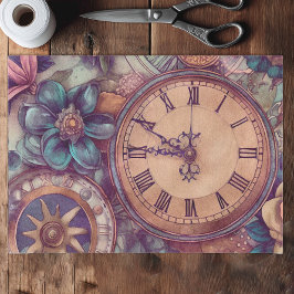 Retro Steampunk Seidenpapier