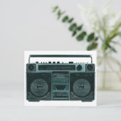 Retro-Stereo Postkarte (Stehend Vorderseite)