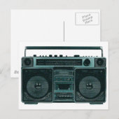Retro-Stereo Postkarte (Vorne/Hinten)