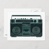 Retro-Stereo-Postkarte Postkarte (Vorne/Hinten)