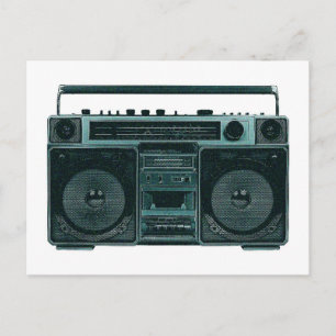 Retro-Stereo-Postkarte Postkarte