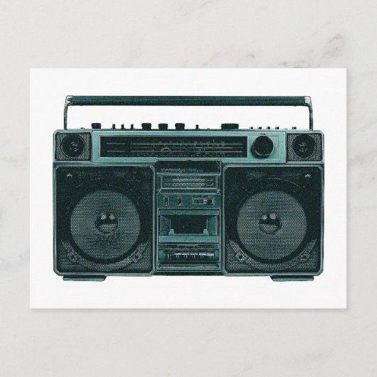 Retro-Stereo-Postkarte Postkarte (Vorderseite)