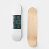 Retro-Stereo-Skateboard Skateboard (Vorderseite)