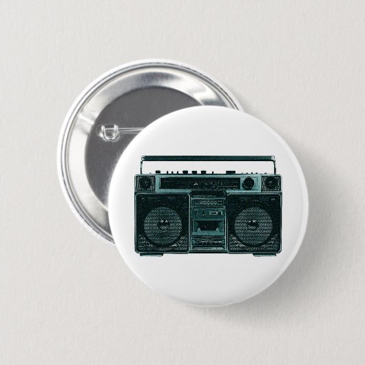 Retro-Stereo-Taste Button (Vorne & Hinten)