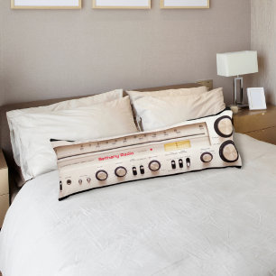 Retro Stereo Tuner Seitenschläferkissen